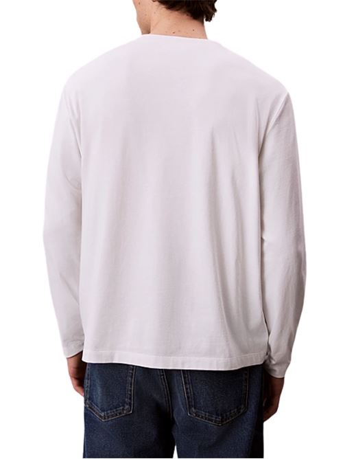 T-shirt cotone manica lunga Calvin Klein | LV04LD232GYAF